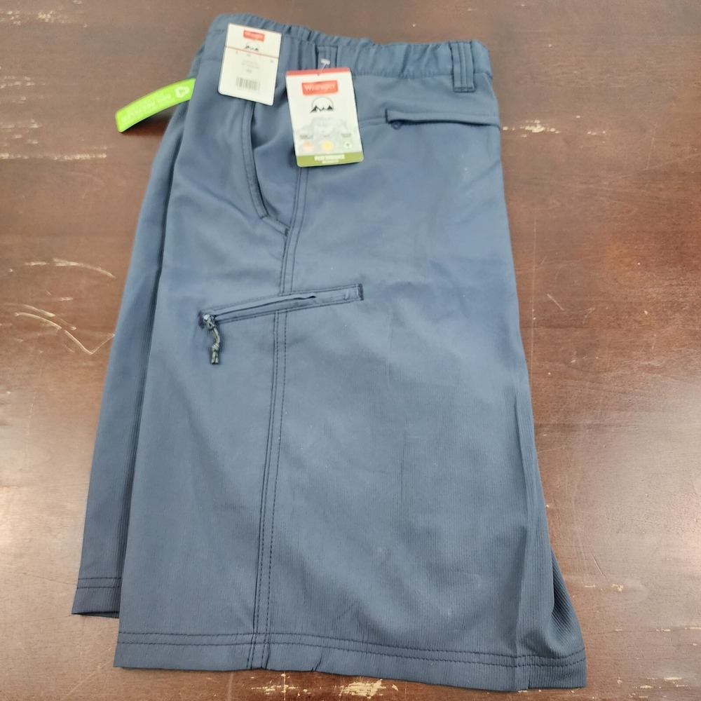 Wrangler Mens 46 Performance Side Elastic Utility Short 112336157 Blue Nights